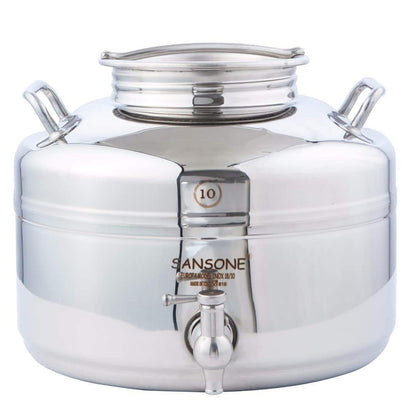 Plastic-Free Stainless Steel Water Dispenser, 100L – Sansone Fusti