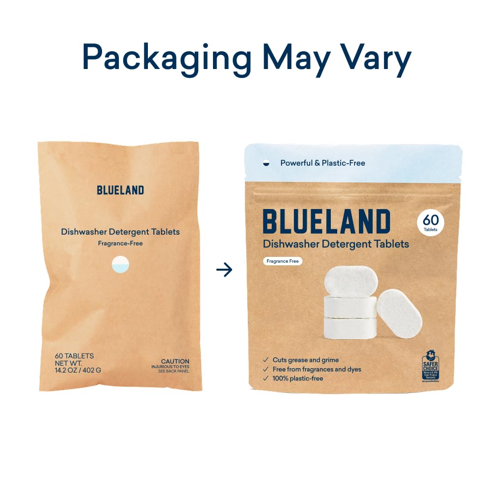 Blueland 100% Plastic-Free Dishwasher Detergent Tablets (36 Count)