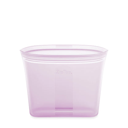 Reusable Silicone Bags, Stand-Up Zip Seal, 2-Bag Set - Zip Top