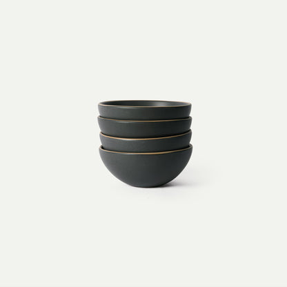 Lead-Free Ceramic Bowls, Lab-Tested – Mora (Set of 4, 28oz)