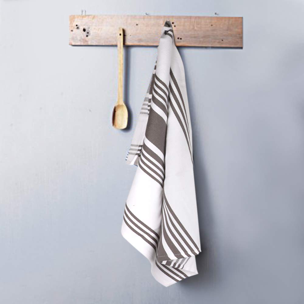Microplastic-Free Kitchen: Urban Villa Cotton Dish Towels 6-Pack Non-Toxic