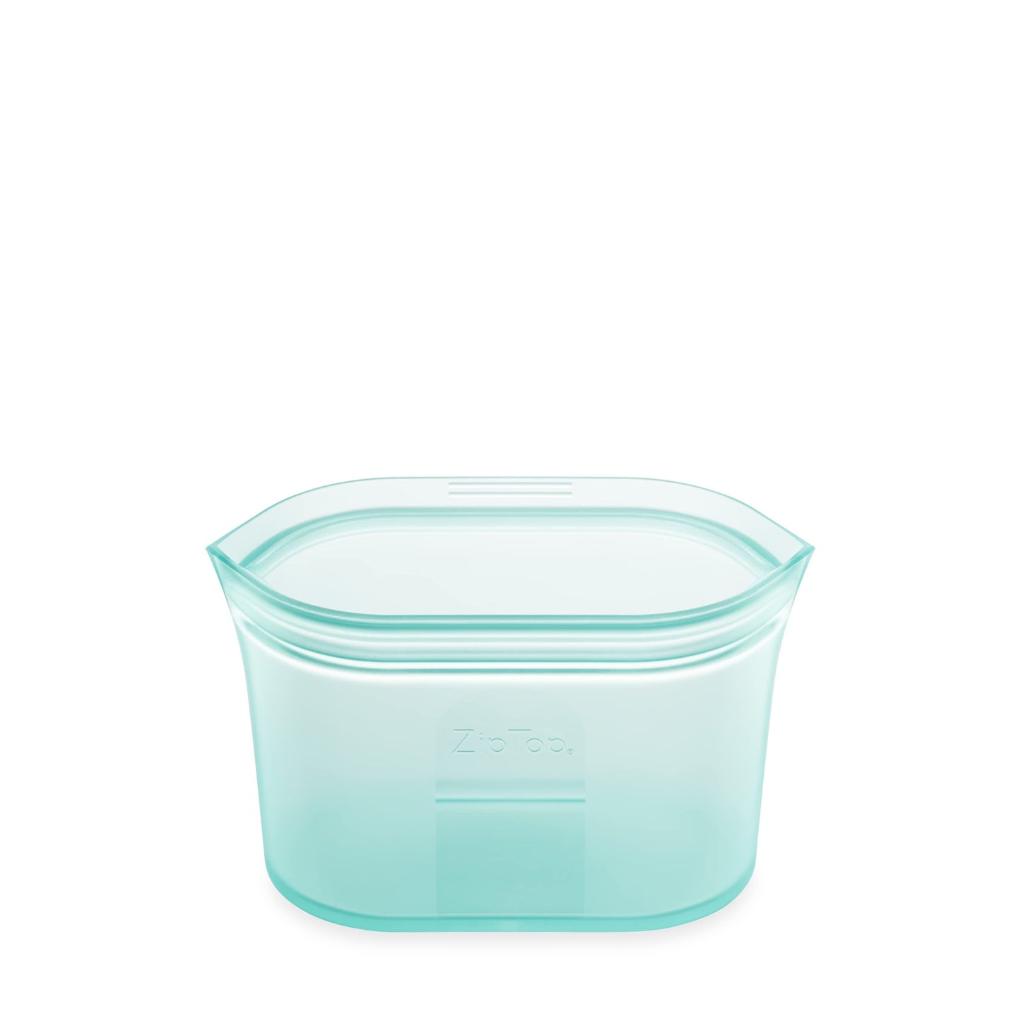 Reusable Silicone Bags, Stand-Up Zip Seal, 2-Bag Set - Zip Top
