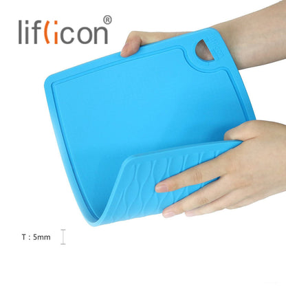 Non-Toxic Food-Grade Silicone Cutting Board Set, 3-Piece – Liflicon
