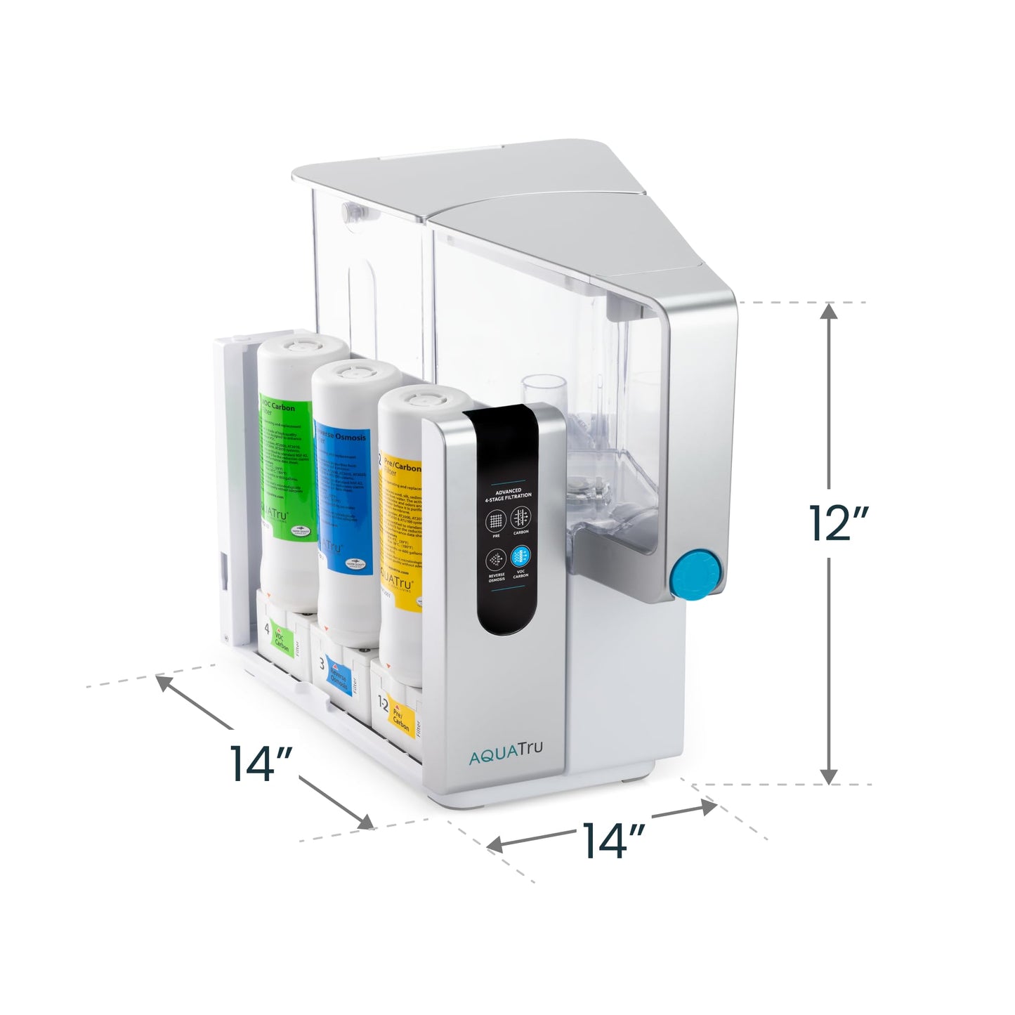 PFAS, Lead & Fluoride Countertop RO Purifier, Certified – AquaTru Classic