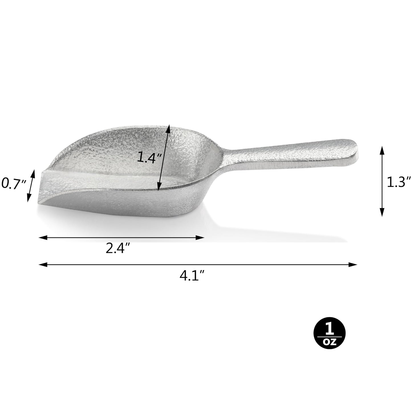 Plastic-Free One-Piece Cast Aluminum Scoop for Dry Goods – New Star