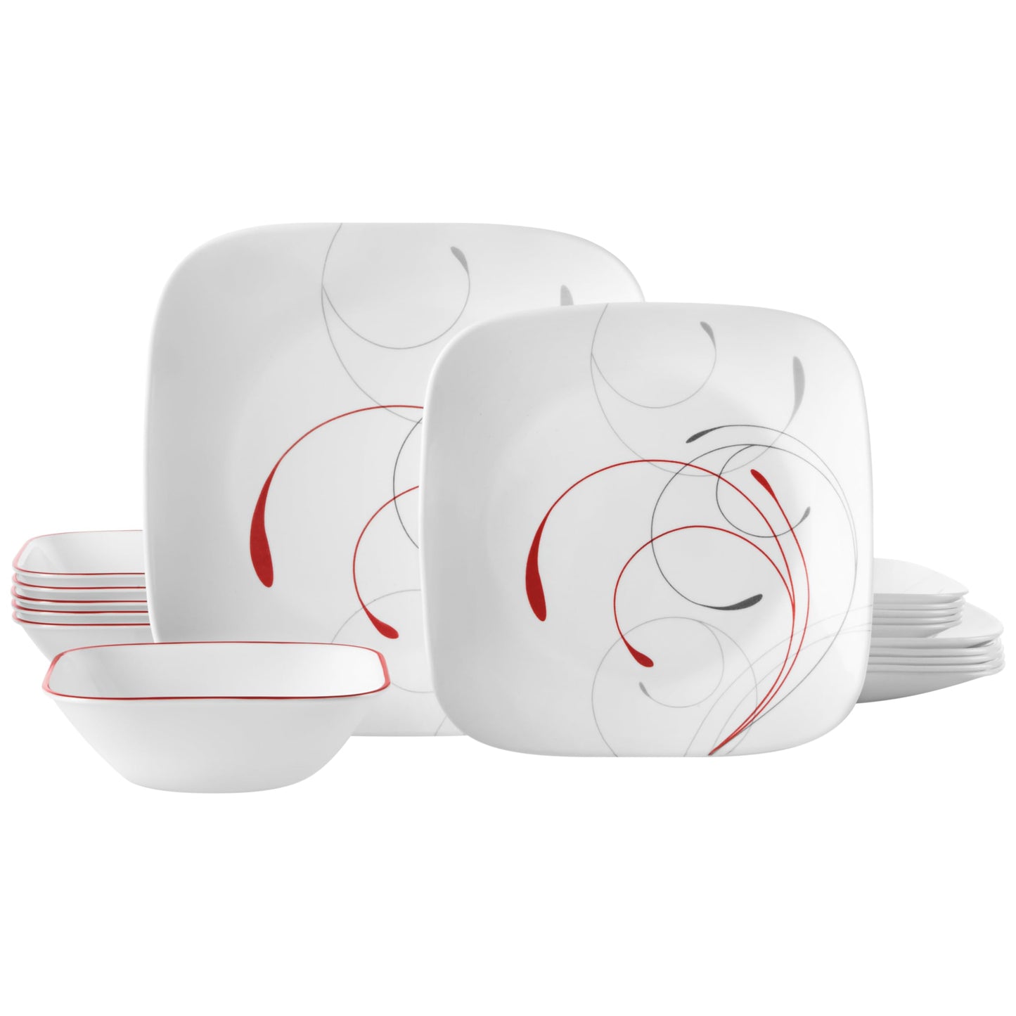 Non-Toxic Glass Dinnerware Set, Service for 6 – Corelle Wandering Grove