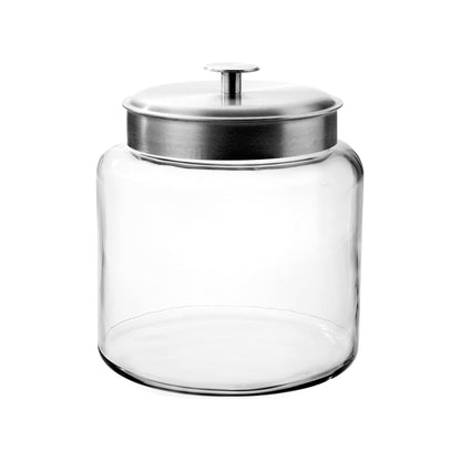 Glass Storage Jars with Fresh-Sealed Lids, 96 oz, 2-Pack – Anchor Hocking