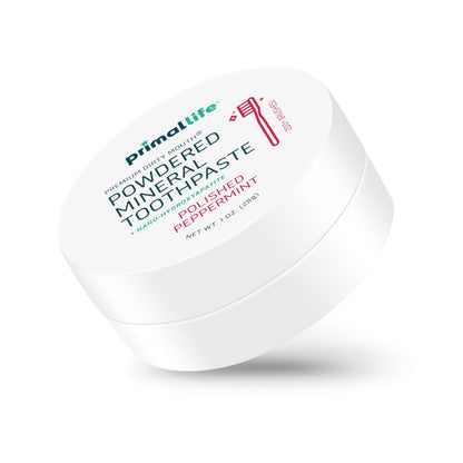 Fluoride-Free Remineralizing Tooth Powder, Bubblegum – Primal Life Organics