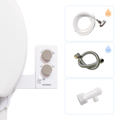 TUSHY 3.0 Spa Bidet Attachment: Cool to Warm Water Cleaning