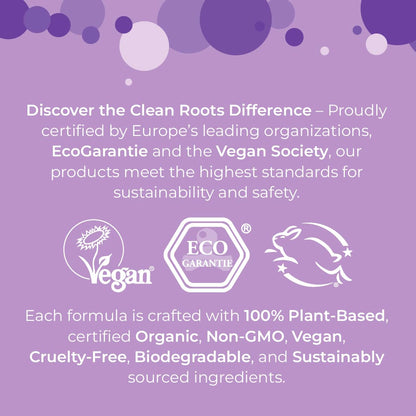 Clean Roots EcoGarantie Certified Organic Lavender Laundry Detergent