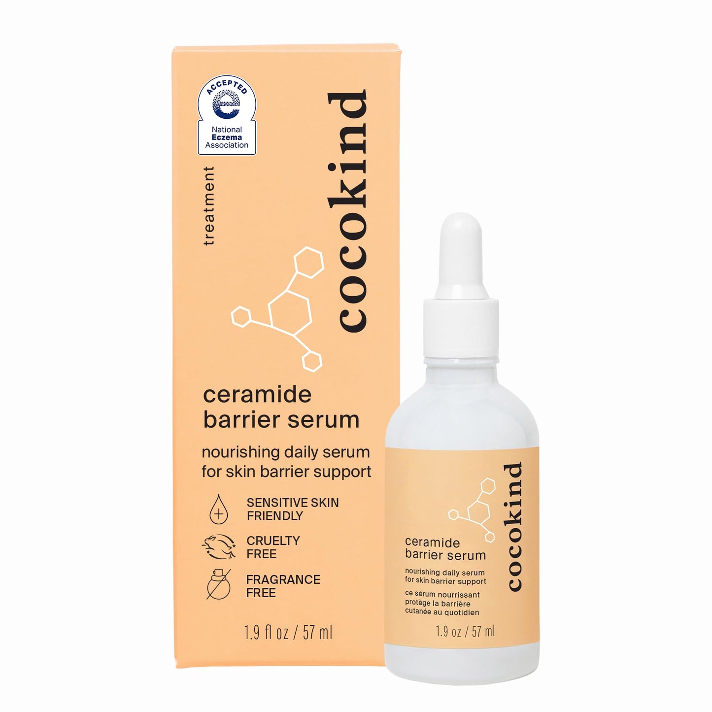 Fragrance-Free Vegan Ceramide Barrier Serum – Cocokind