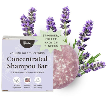 Fragrance-Free Unscented Shampoo Bar for Sensitive Scalp, Vegan – The Earthling Co.