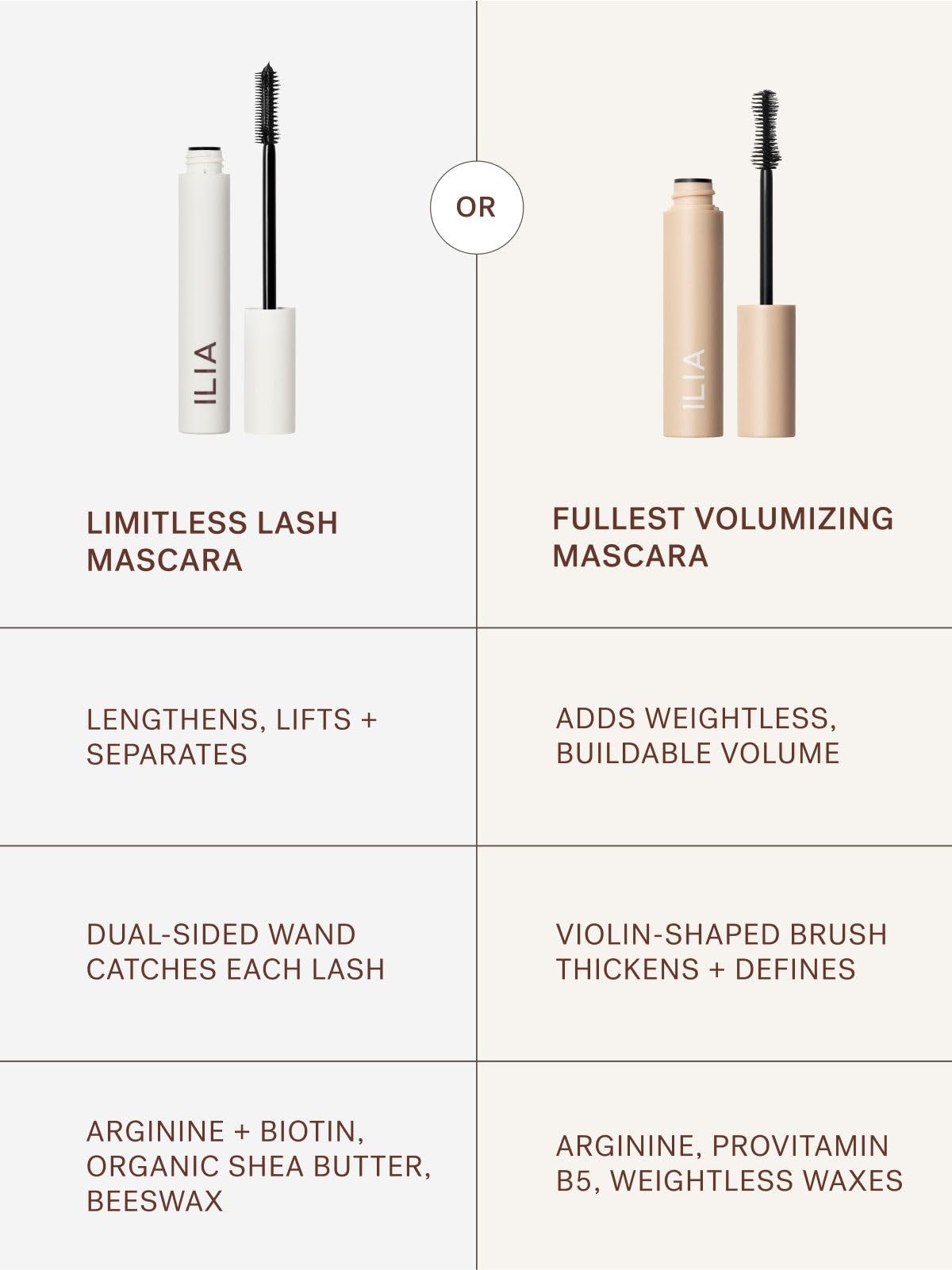 ILIA Limitless Lash Mascara: Lengthening & Lifting (Soft Black)