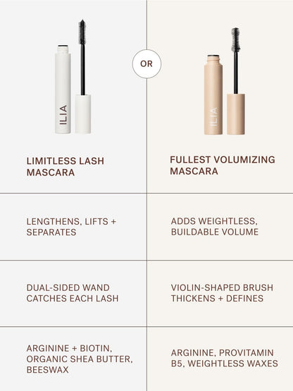 ILIA Limitless Lash Mascara: Lengthening & Lifting (Soft Black)