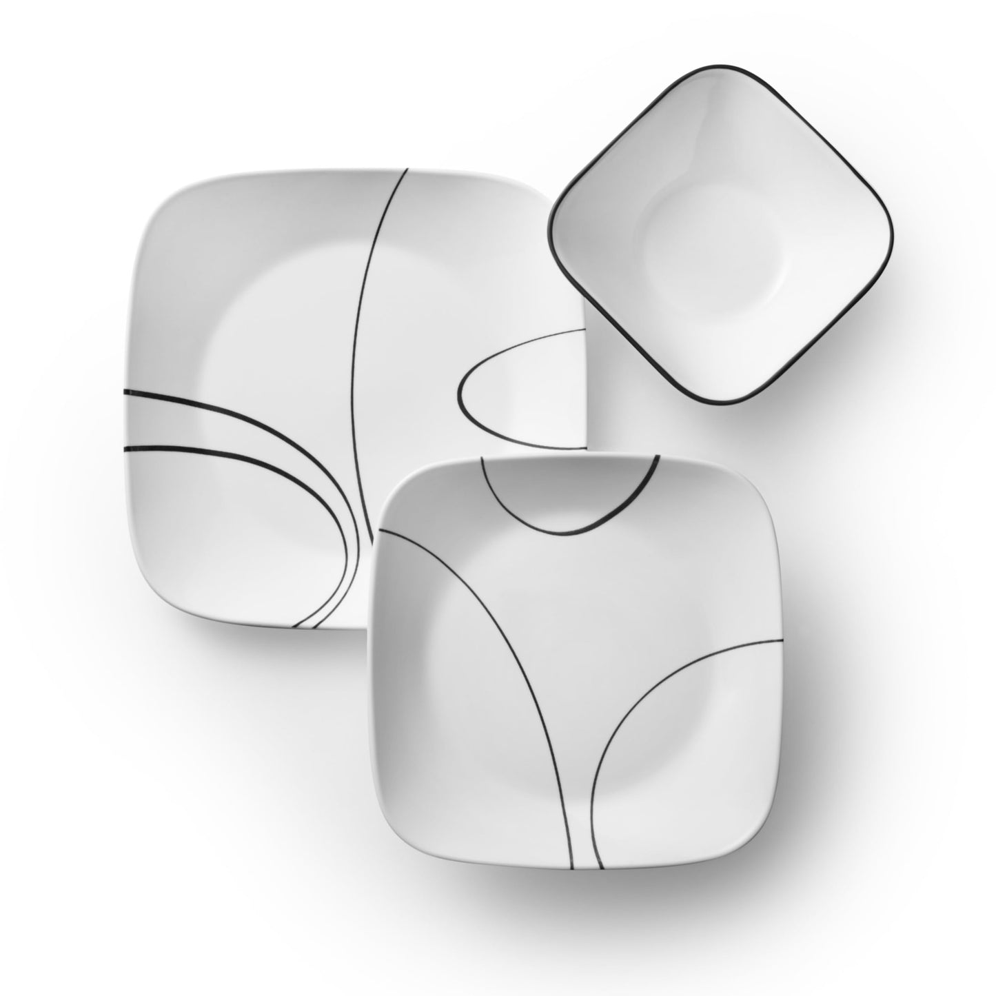 Non-Toxic Glass Dinnerware Set, Service for 6 – Corelle Wandering Grove