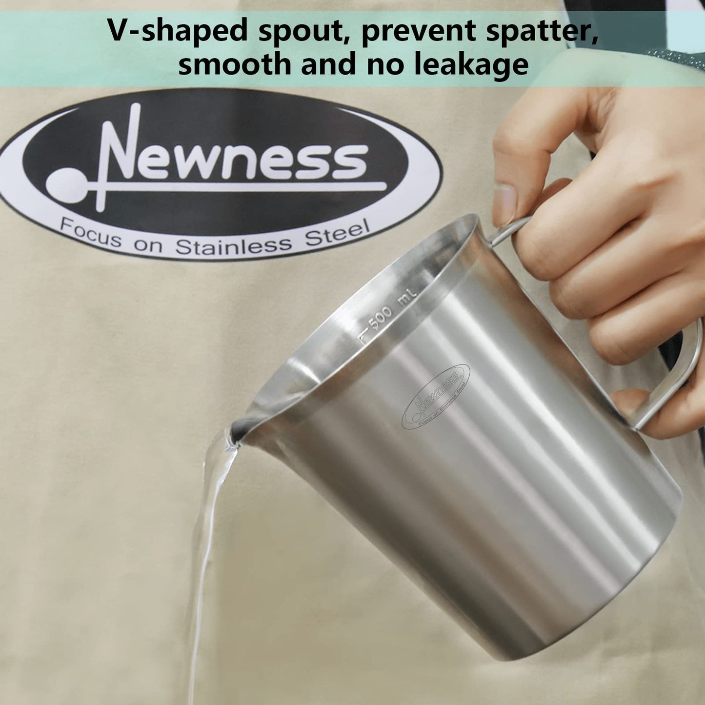 Microplastic-Free 304 Stainless Steel Measuring Cup – Newness