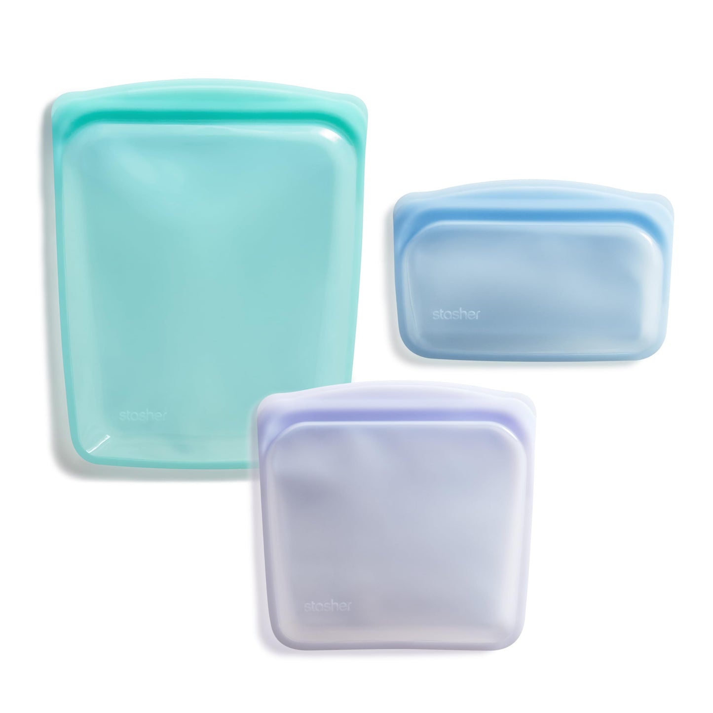 Reusable Silicone Food Storage Bags, 5-Pack – Stasher