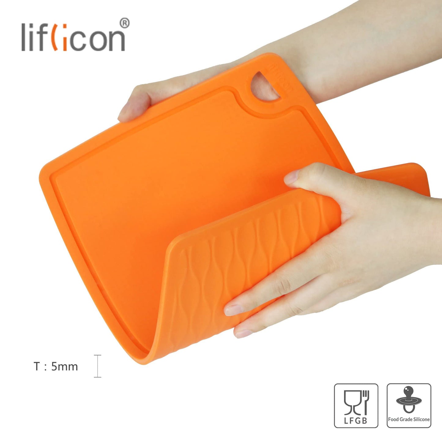 Non-Toxic Food-Grade Silicone Cutting Board Set, 3-Piece – Liflicon