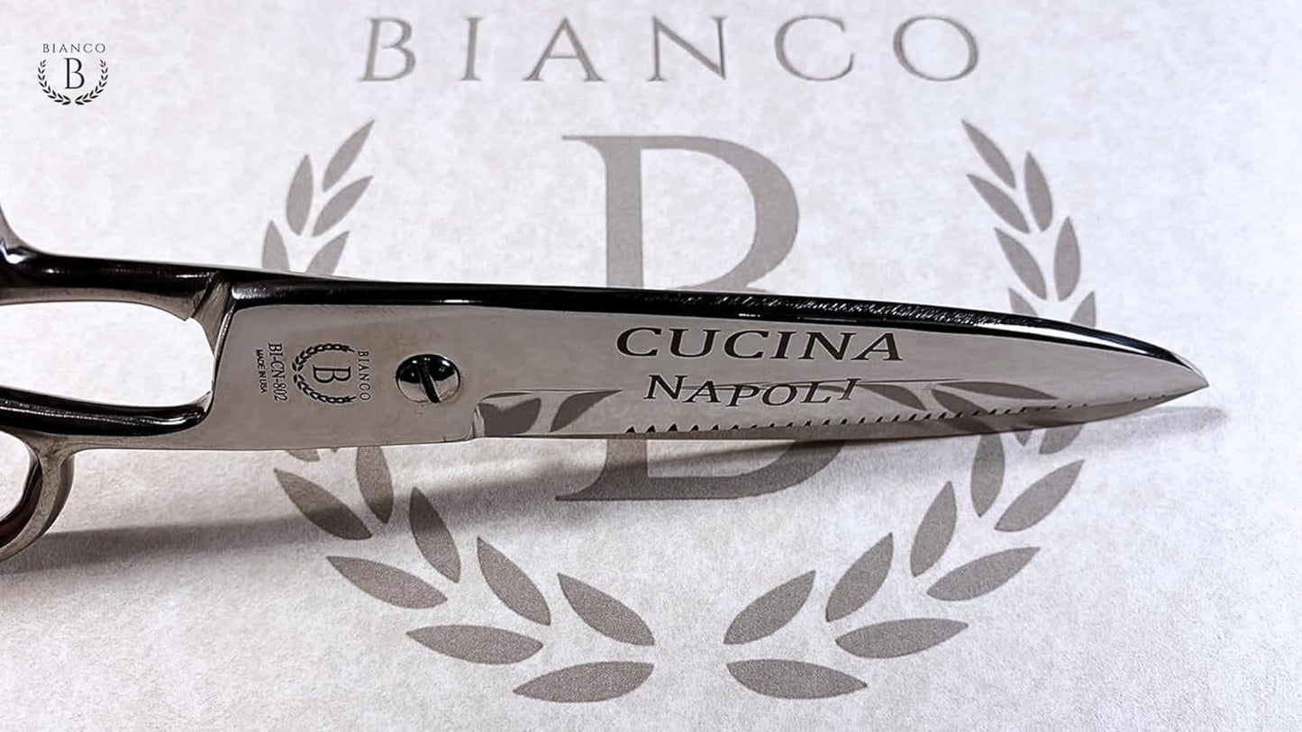 Plastic-Free Stainless Steel Kitchen Shears, USA-Made – Cucina Napoli
