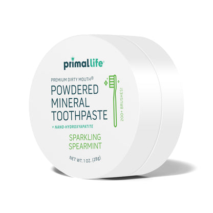 Fluoride-Free Remineralizing Tooth Powder, Bubblegum – Primal Life Organics