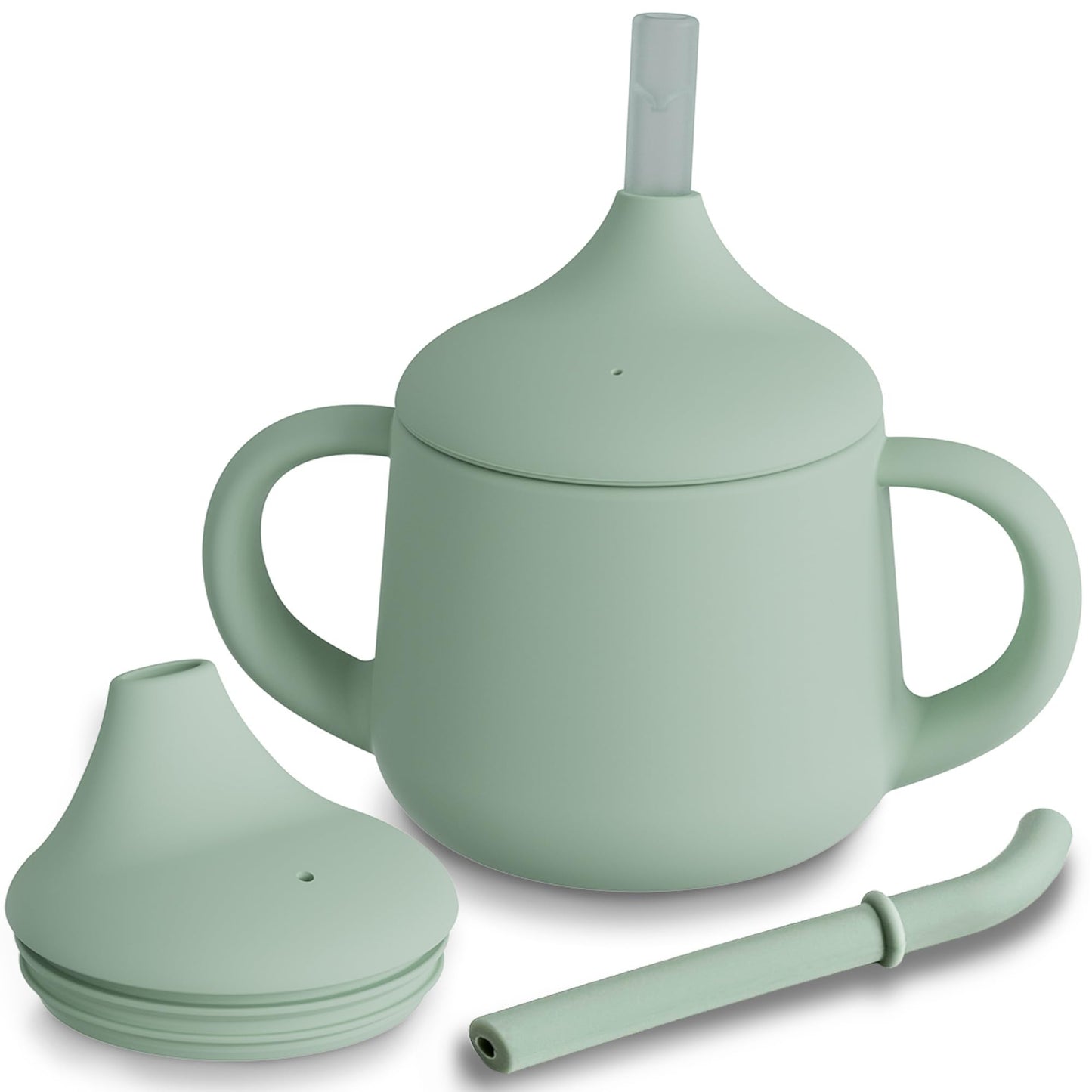 Moonkie 3-in-1 Food-Grade Silicone Training Cup (4 oz)