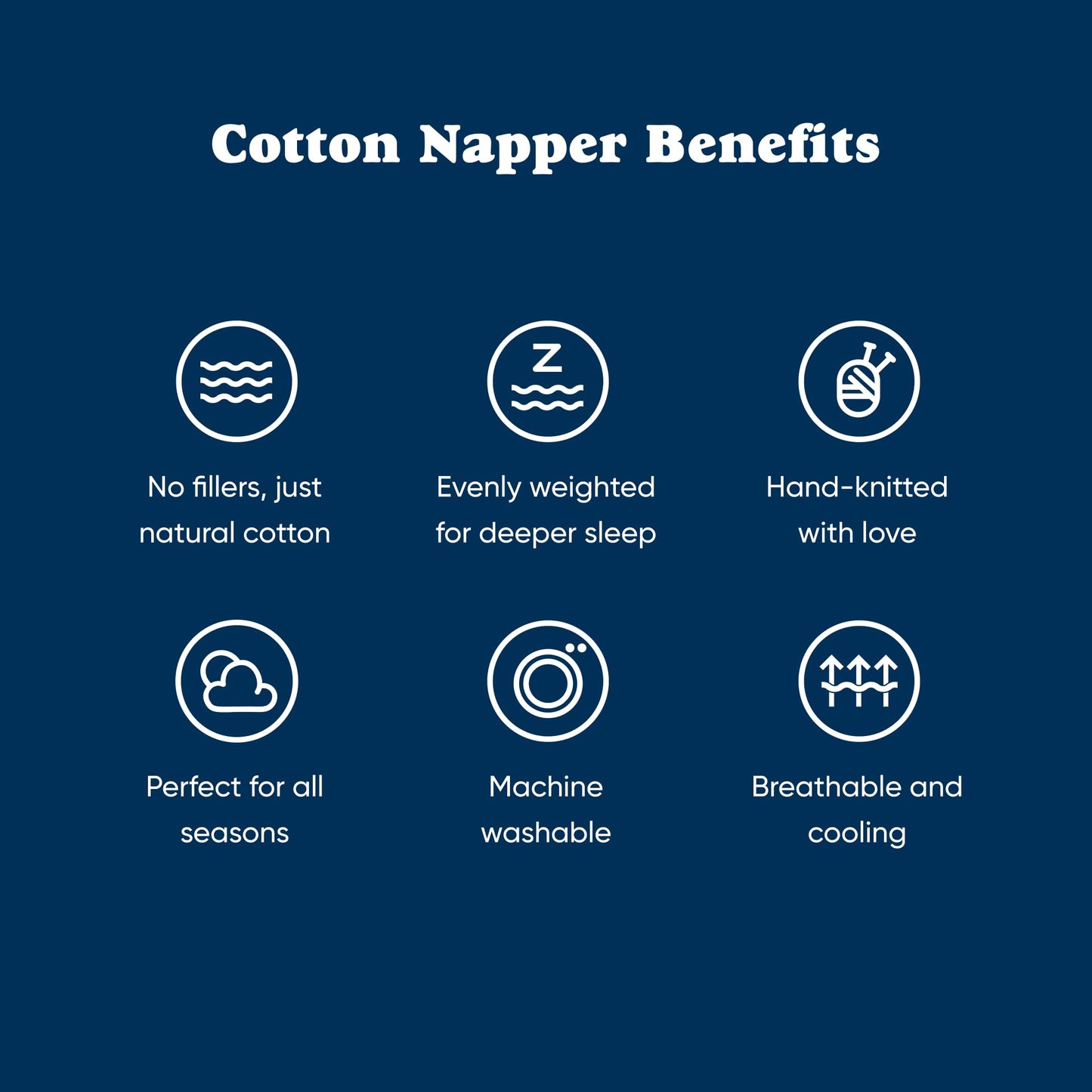Toxin-Free Sleep: Bearaby Organic Cotton 100% Hand-Knit Weighted Blanket, Non-Toxic