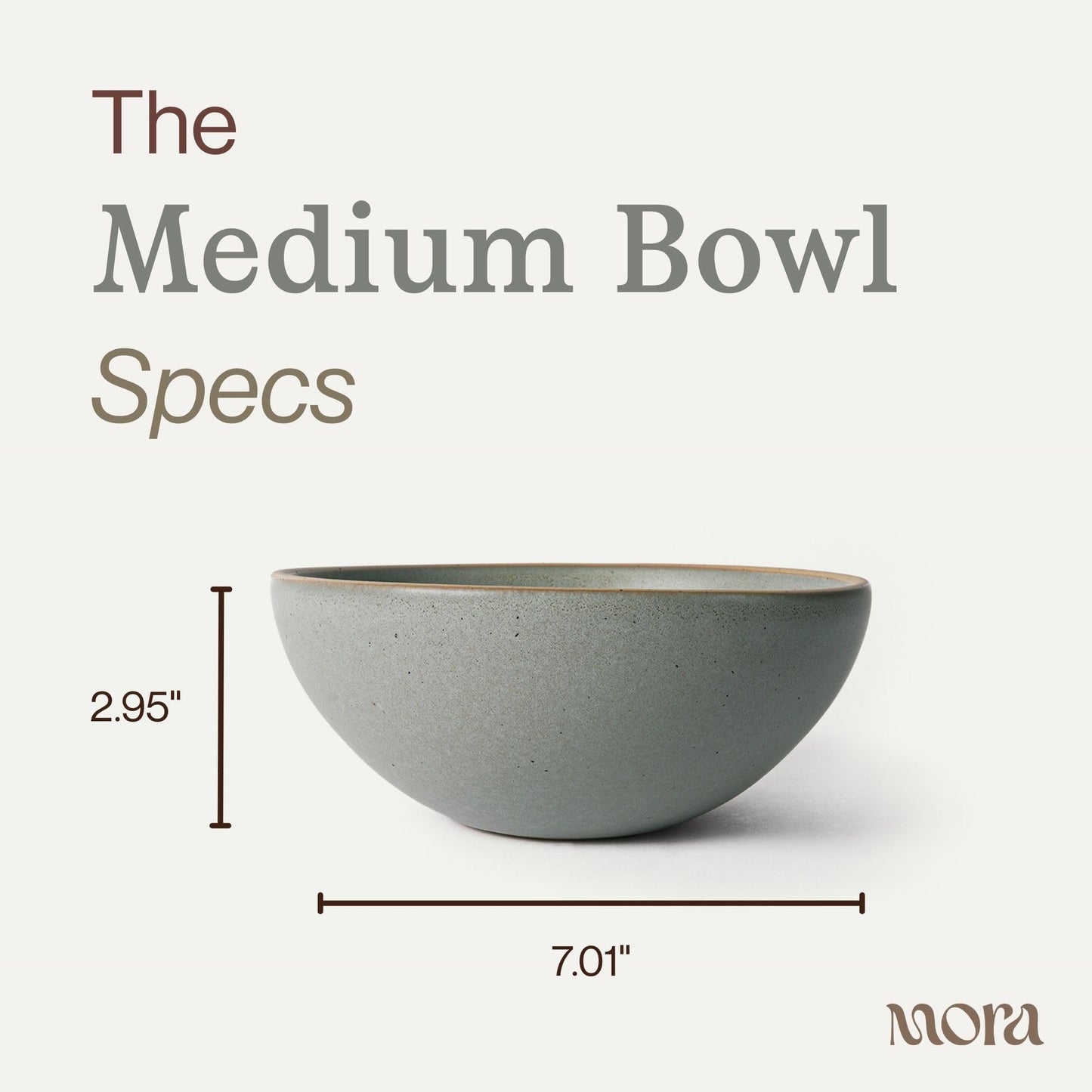 Lead-Free Ceramic Bowls, Lab-Tested – Mora (Set of 4, 28oz)