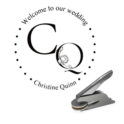 Sustainable Gift Wrap: Personalized Brass Embosser Stamp Logo Non-Toxic