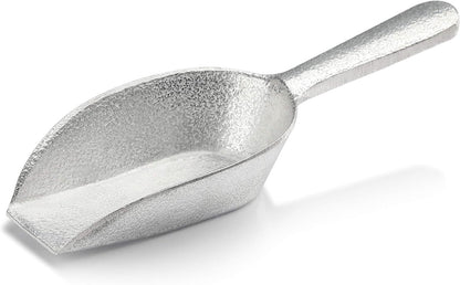 Metallic scoop on a white background