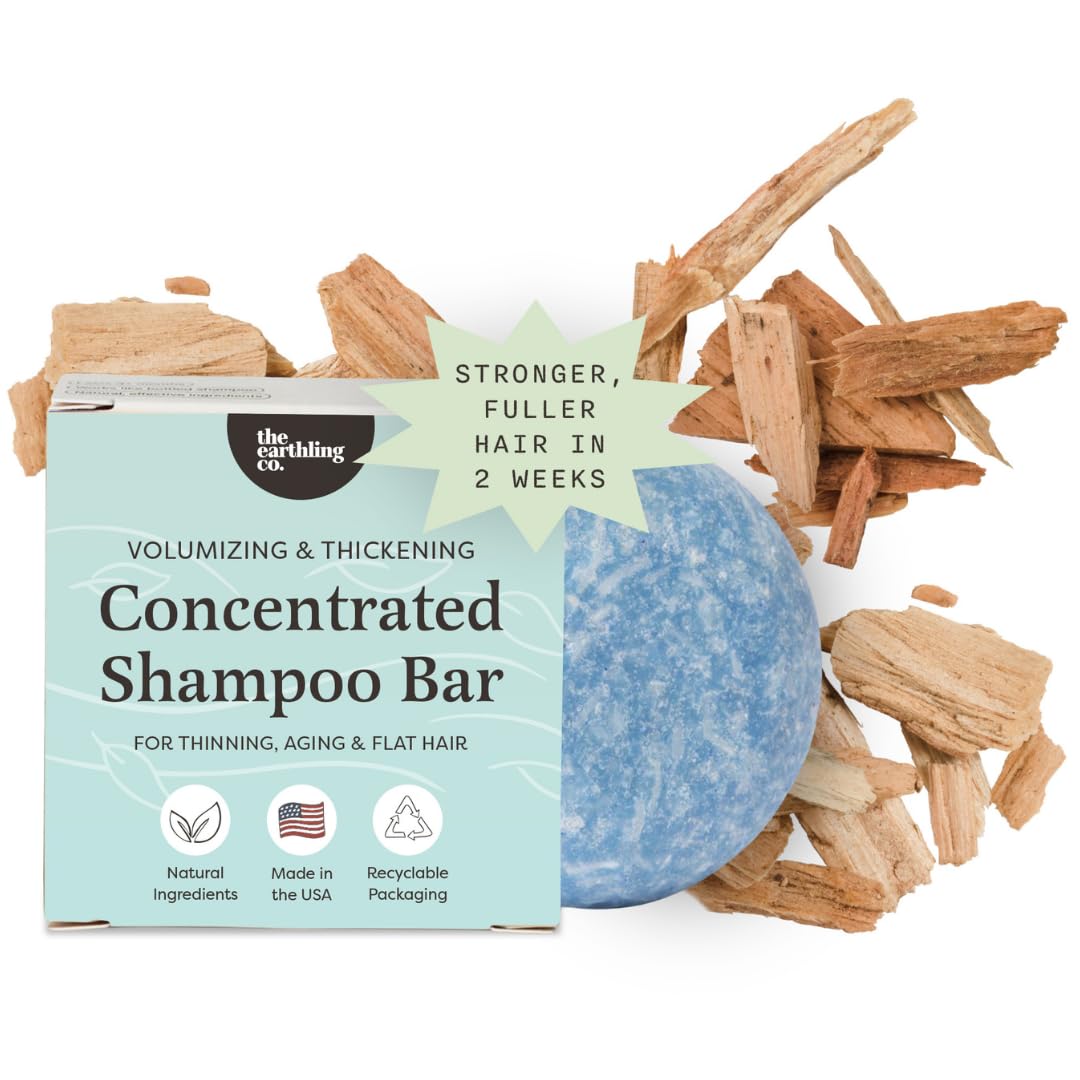 Fragrance-Free Unscented Shampoo Bar for Sensitive Scalp, Vegan – The Earthling Co.