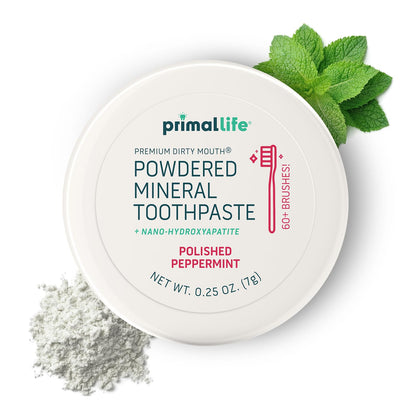 Fluoride-Free Remineralizing Tooth Powder, Bubblegum – Primal Life Organics