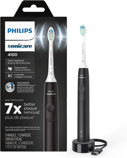 Philips Sonicare electric toothbrush with packaging on a white background