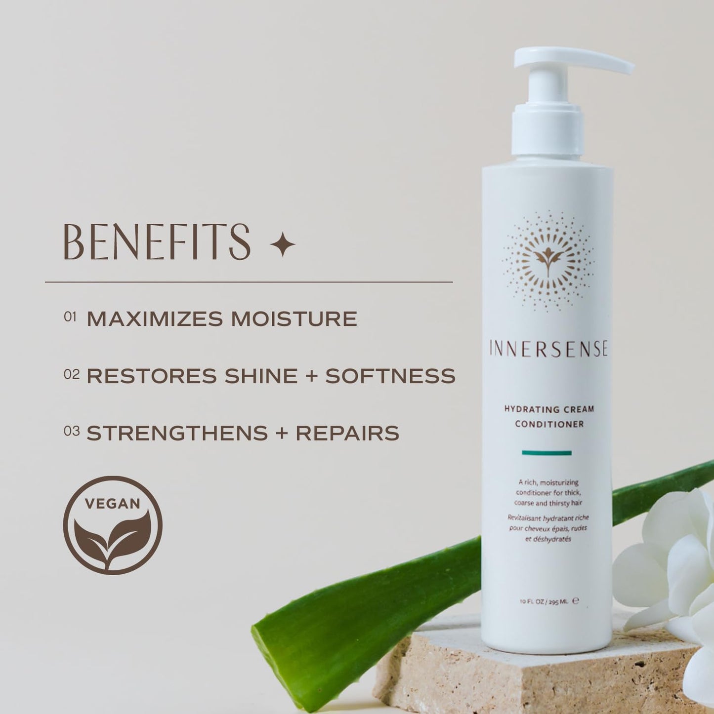 Silicone-Free Hydrating Cream Conditioner for Thick, Curly Hair – Innersense Organic Beauty