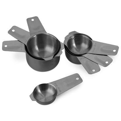 Microplastic-Free 18/8 Stainless Steel Measuring Cups & Spoons Set, 13-Piece
