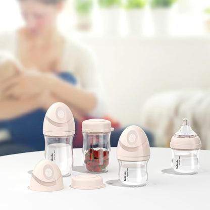 Non-Toxic Baby & Kids: Gulicola Natural Glass Bottle Microplastic-Free