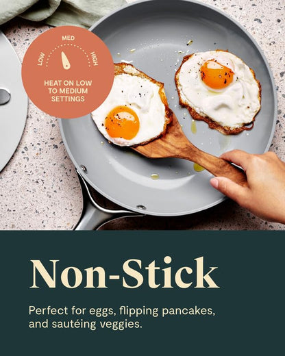 PFAS-Free Ceramic Nonstick Fry Pan Duo – Caraway