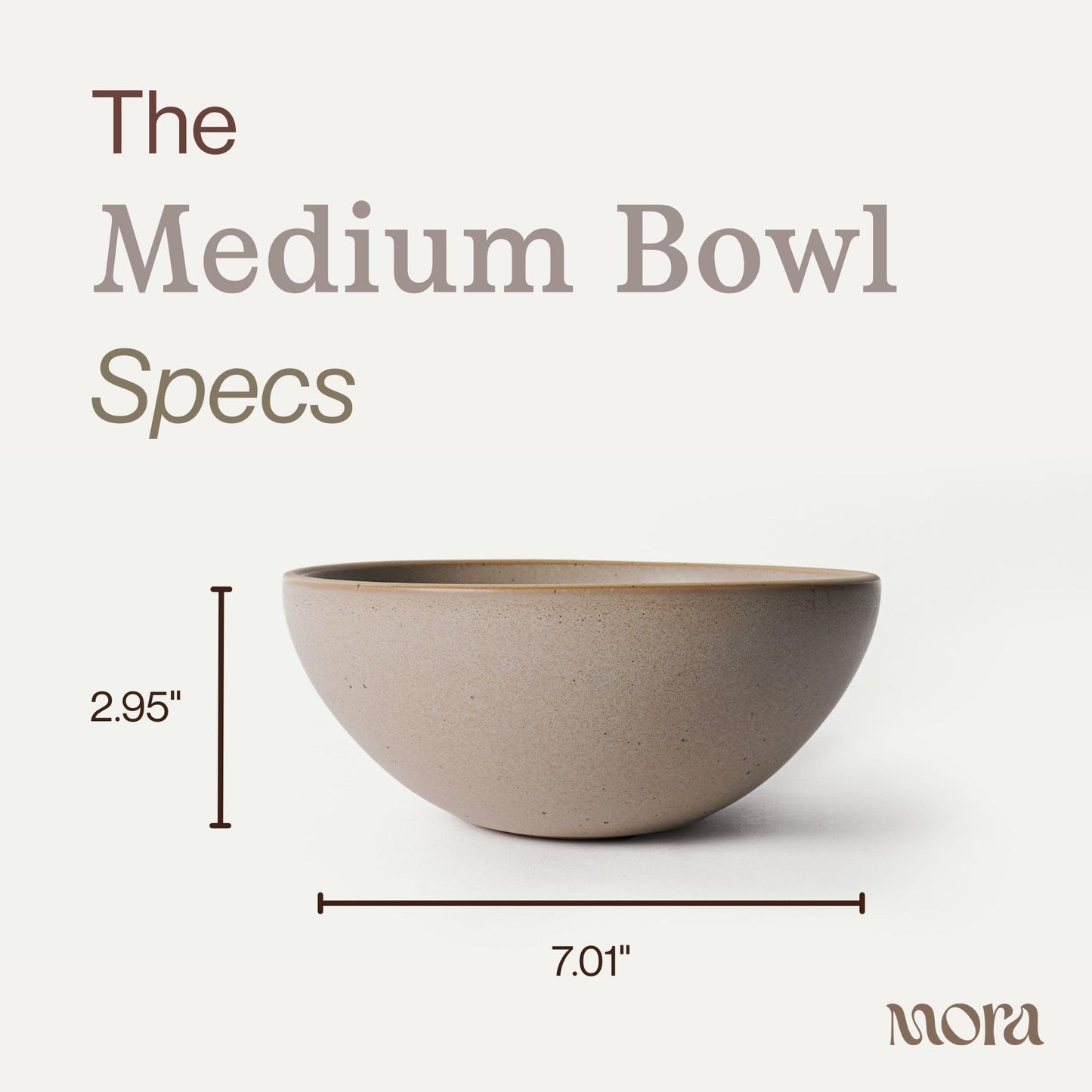 Lead-Free Ceramic Bowls, Lab-Tested – Mora (Set of 4, 28oz)