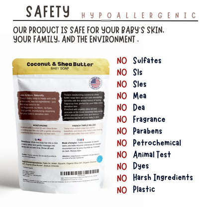 Tinoq Organic Baby Soap: Fragrance-Free & SLS-Free Purity