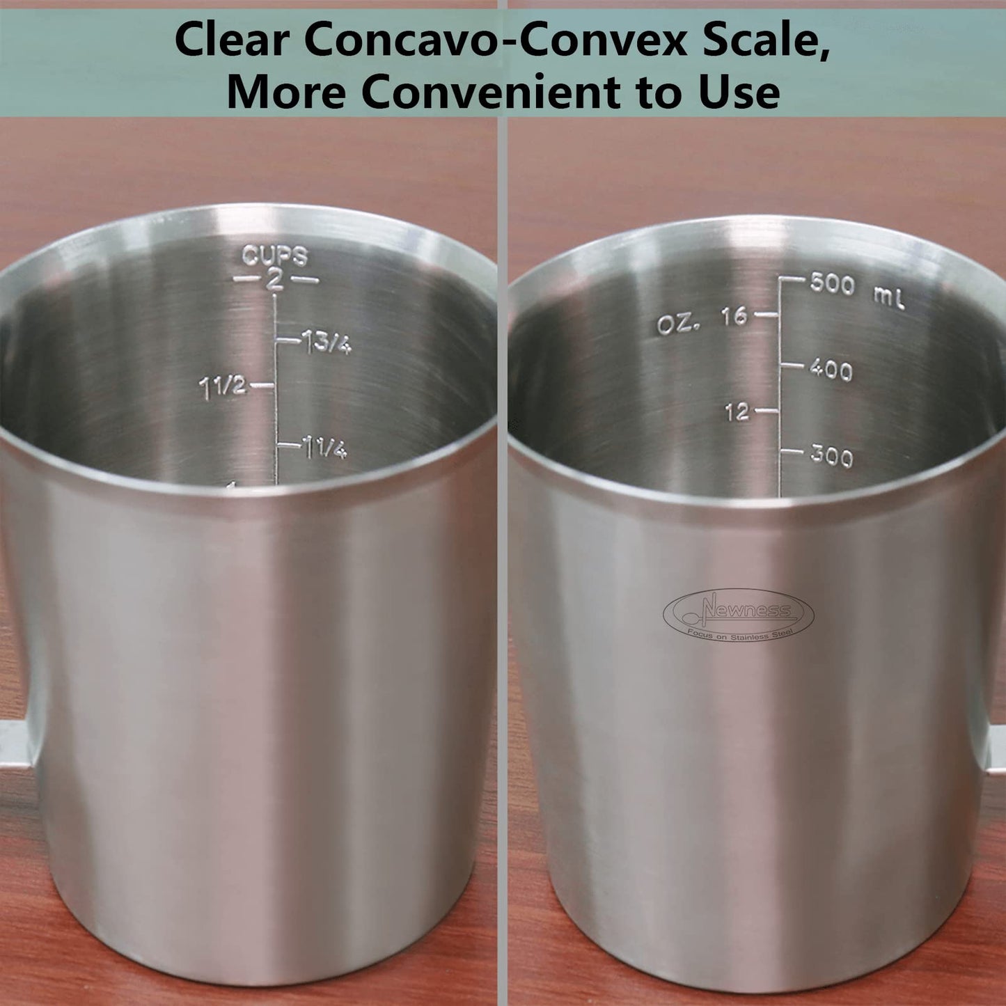 Microplastic-Free 304 Stainless Steel Measuring Cup – Newness