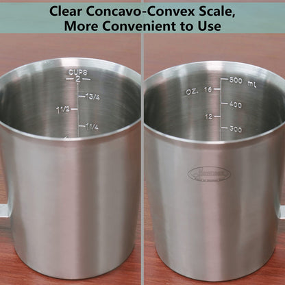 Microplastic-Free 304 Stainless Steel Measuring Cup – Newness