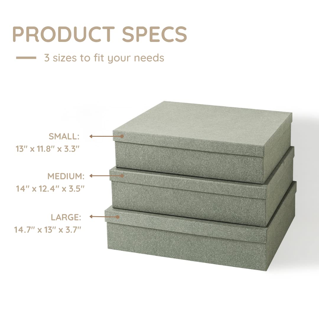 End Plastic Bins: Decorative Storage Boxes Made from Premium, Recyclable Kraft Paper