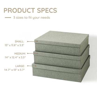 End Plastic Bins: Decorative Storage Boxes Made from Premium, Recyclable Kraft Paper