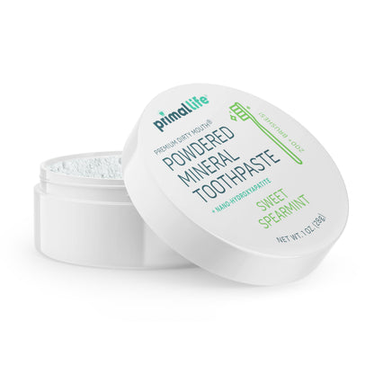Fluoride-Free Remineralizing Tooth Powder, Bubblegum – Primal Life Organics