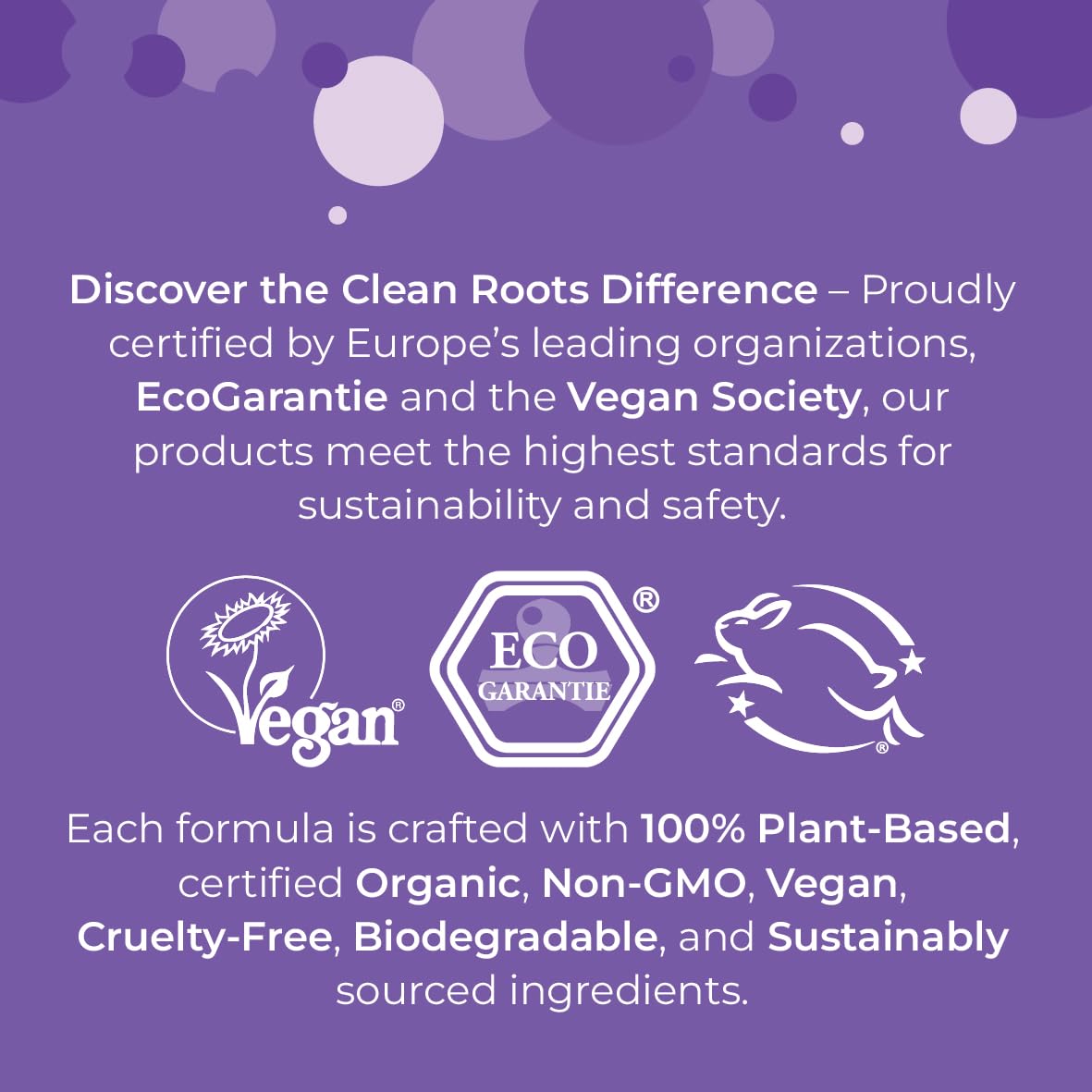 Clean Roots EcoGarantie Certified Organic Lavender Laundry Detergent