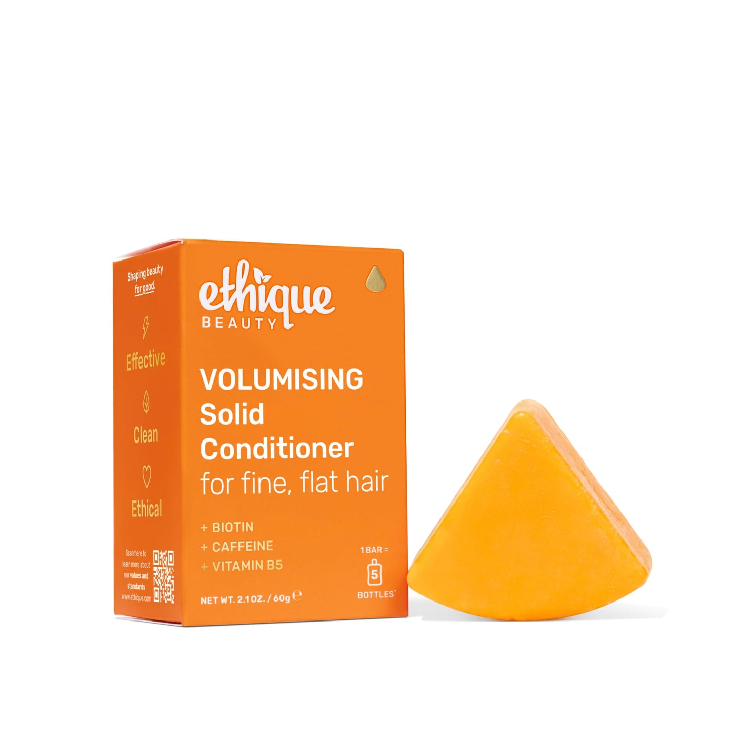 Plastic-Free Everyday Conditioner Bar with Vitamin C, Vegan – Ethique