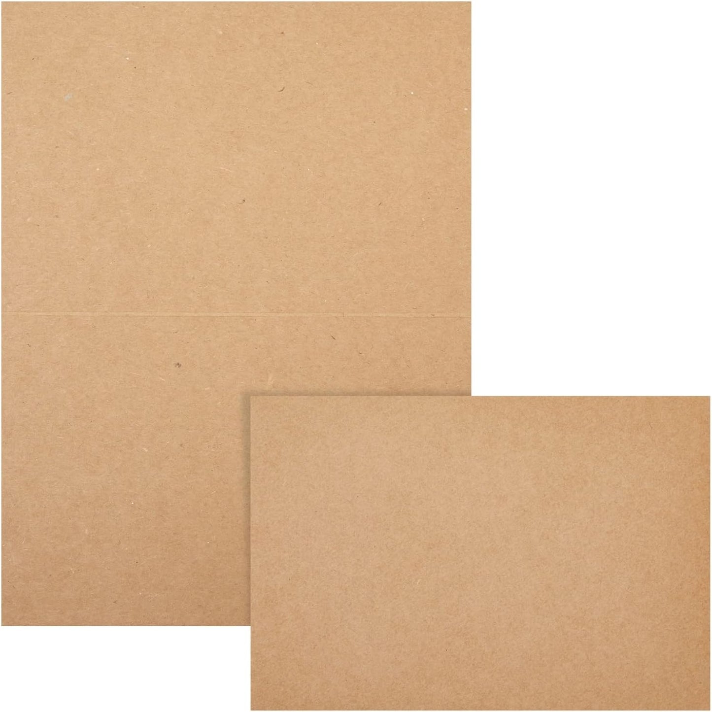 The True Shift Stationery: Blank Kraft Cards for Effortless Customization and Zero Plastic Waste