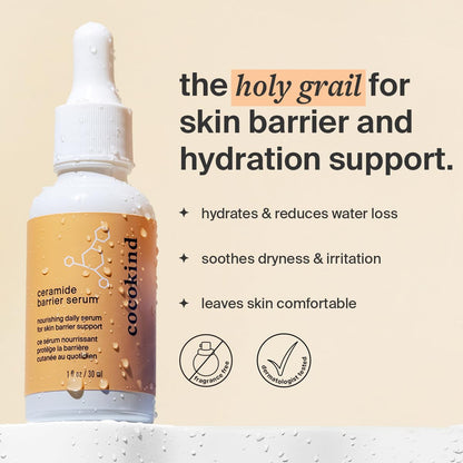 Fragrance-Free Vegan Ceramide Barrier Serum – Cocokind