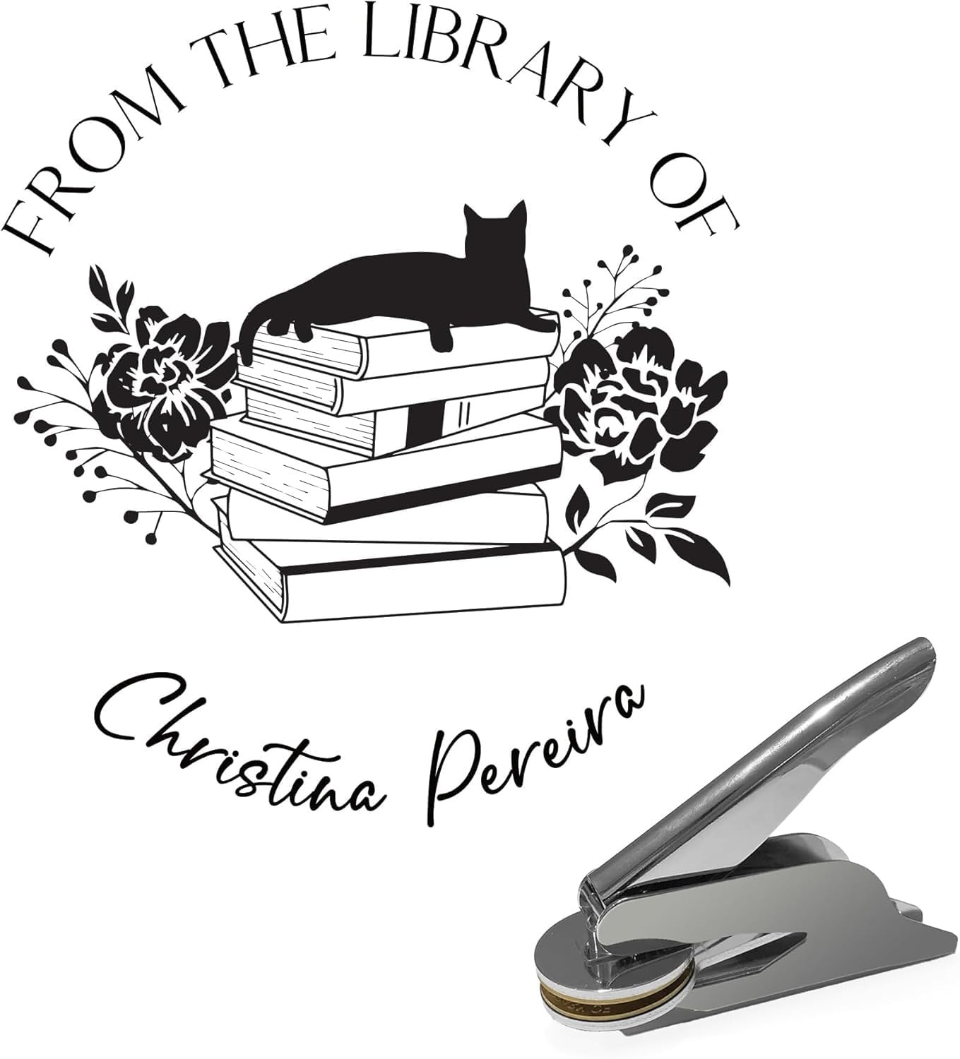 Sustainable Gift Wrap: Personalized Brass Embosser Stamp Logo Non-Toxic