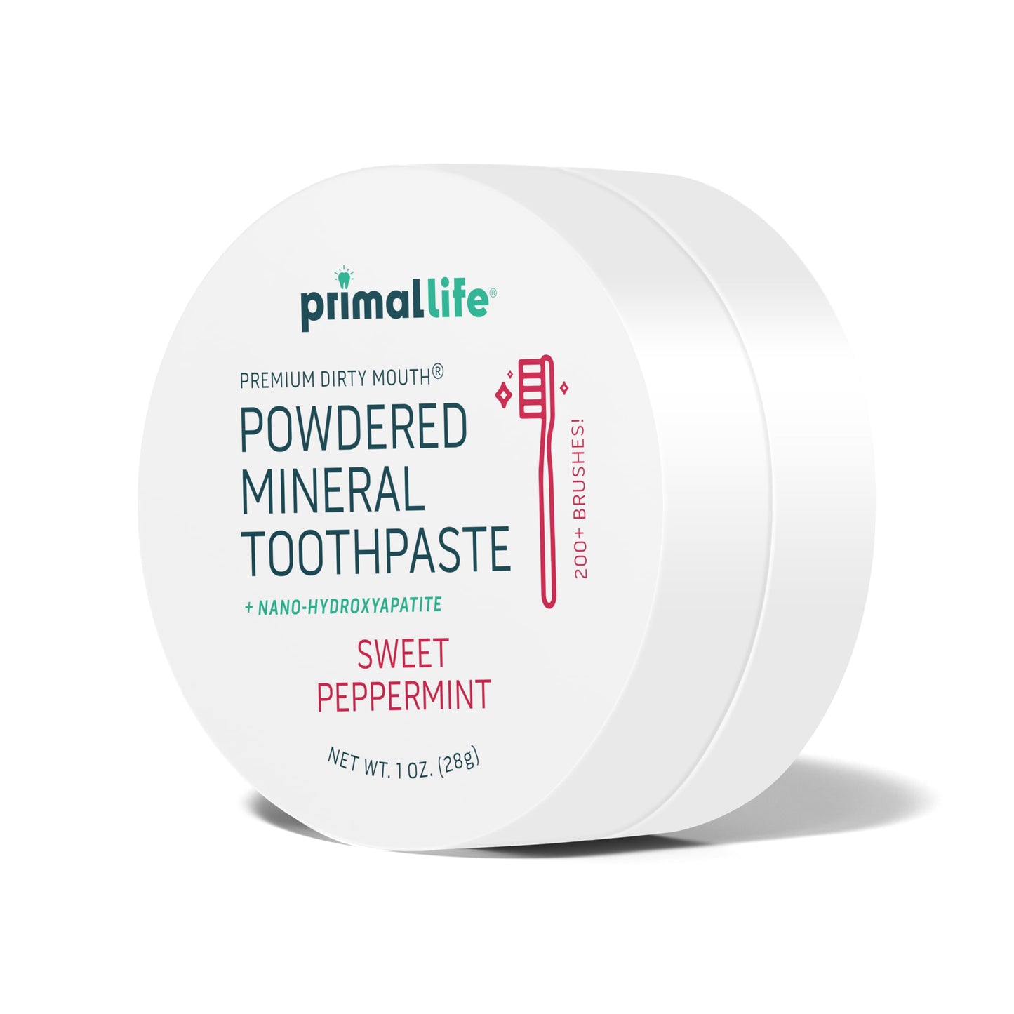 Fluoride-Free Remineralizing Tooth Powder, Bubblegum – Primal Life Organics
