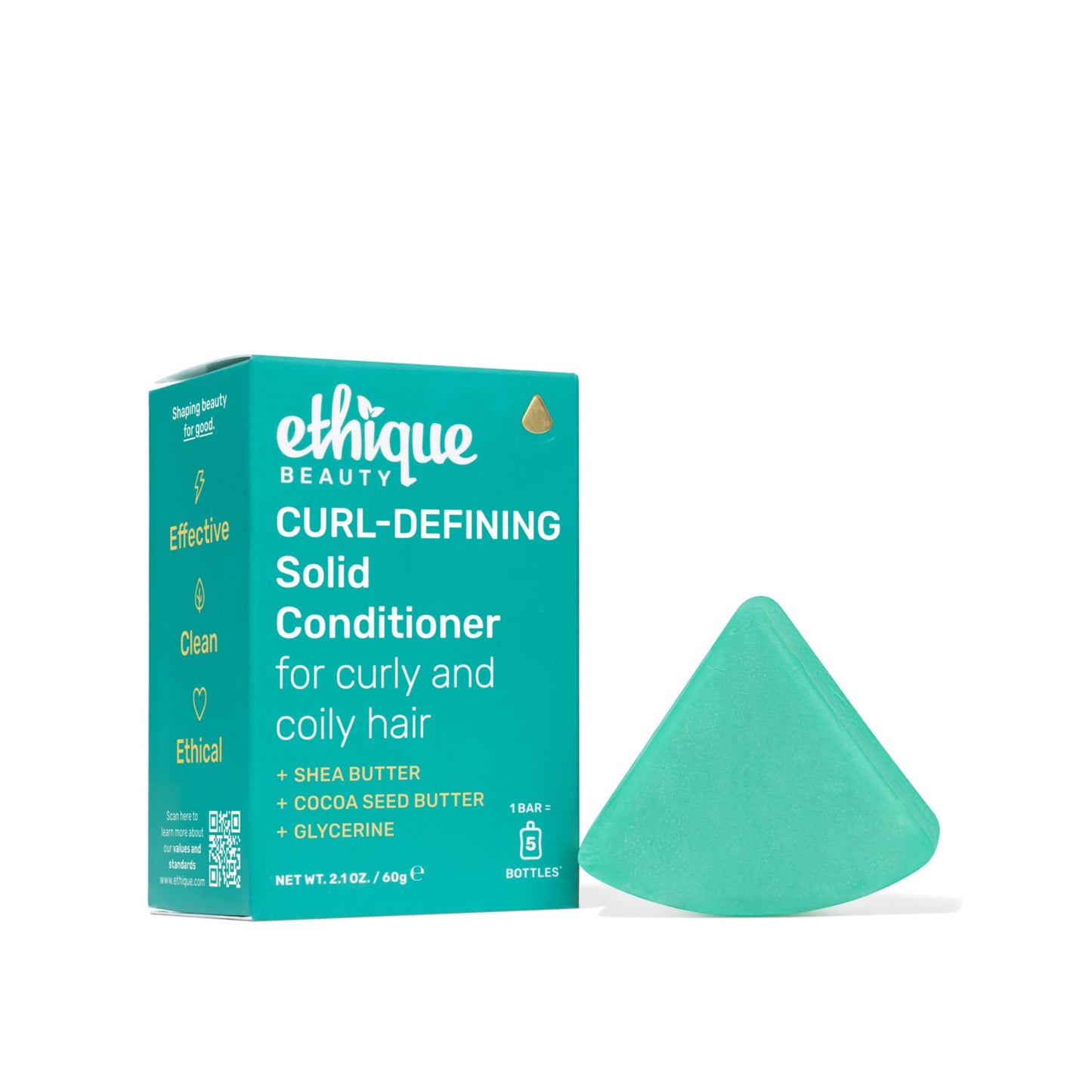 Plastic-Free Everyday Conditioner Bar with Vitamin C, Vegan – Ethique